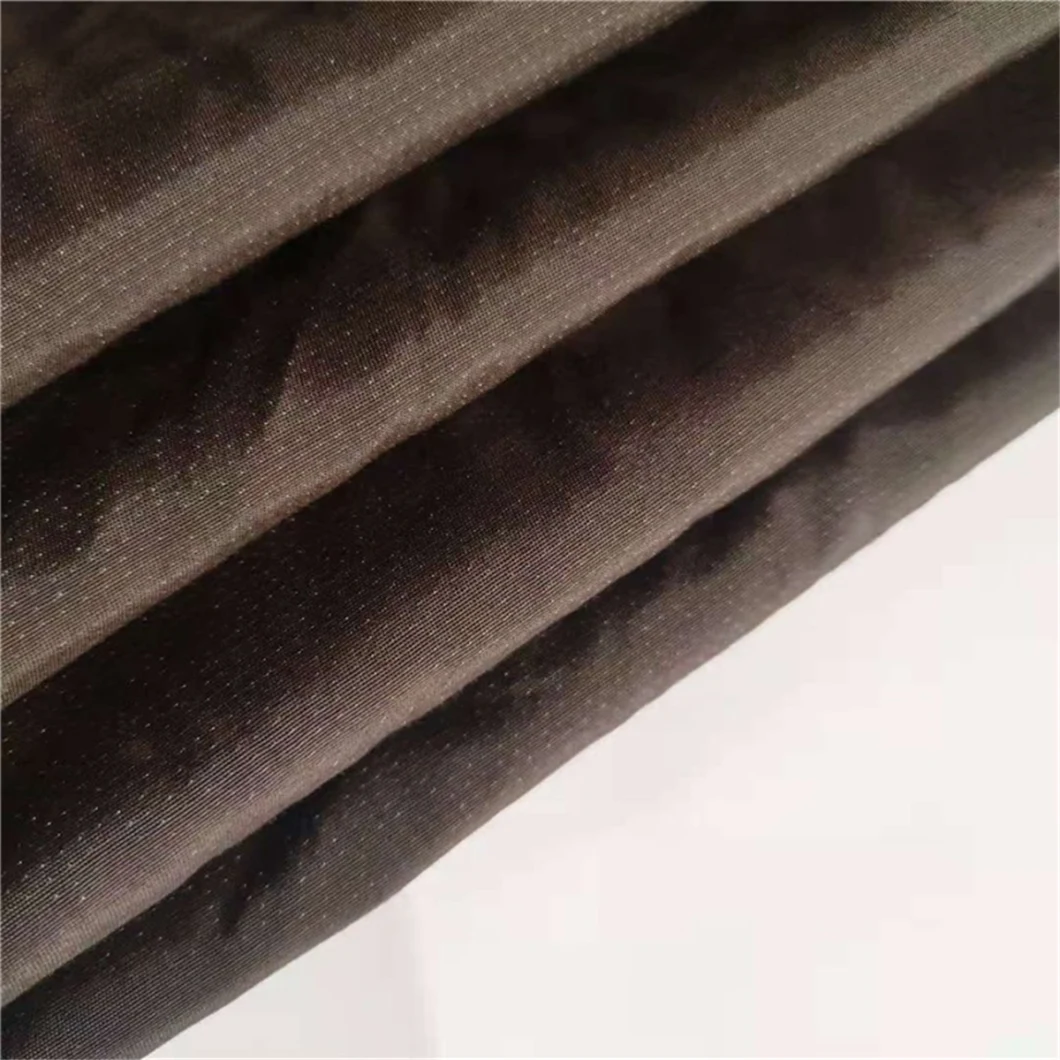 Nylon Cotton Metal Wire Plain Interwoven Anti-Radiation Shape Memory Fabric for Fashion Clothes and Jackets