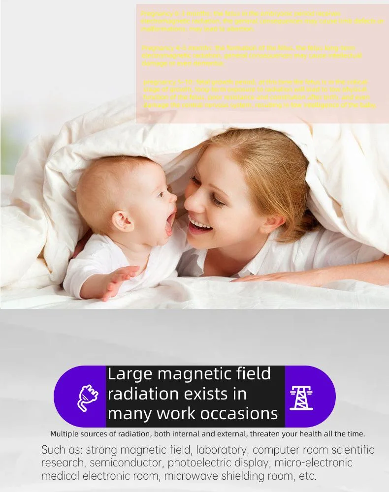 Metal Fiber Anti-Radiation and Anti-Static Fabric for Maternity