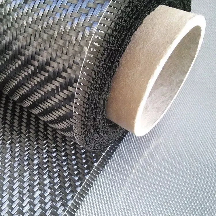 3K 200GSM 220GSM 240GSM 2*2 Twill Carbon Fiber Fabric