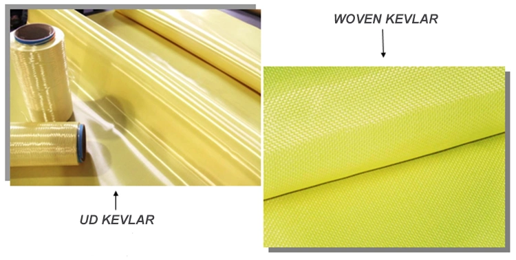 China Factory 49 Bulletproof Sheets Kevlar Fabric for Clothing Cut Resistant Ud Aramid