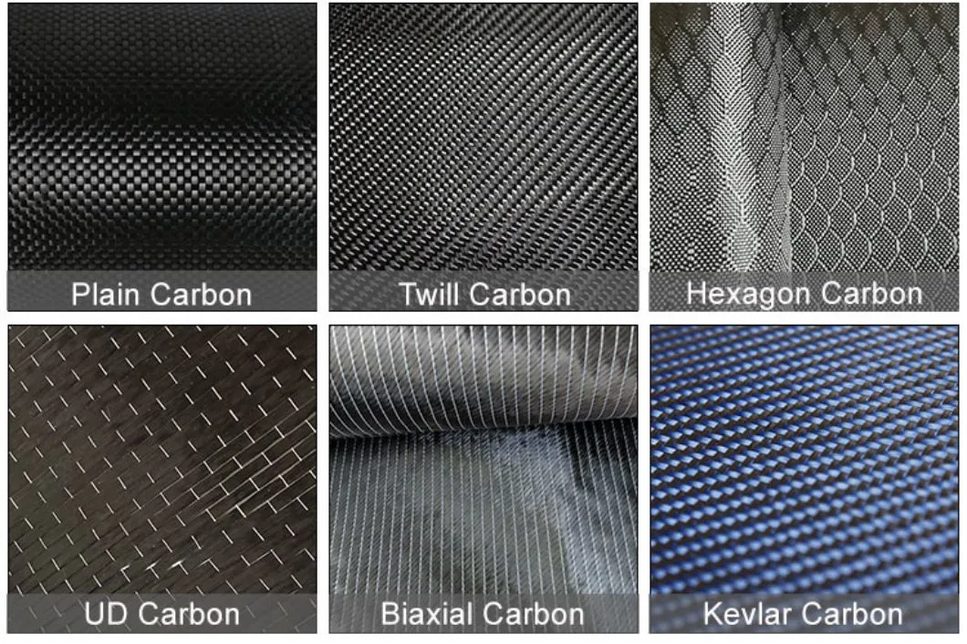 China Customized 1K 3K 6K 12K Twill Plain Carbon Fiber Cloth 200GSM 240GSM Carbon Fiber Fabric